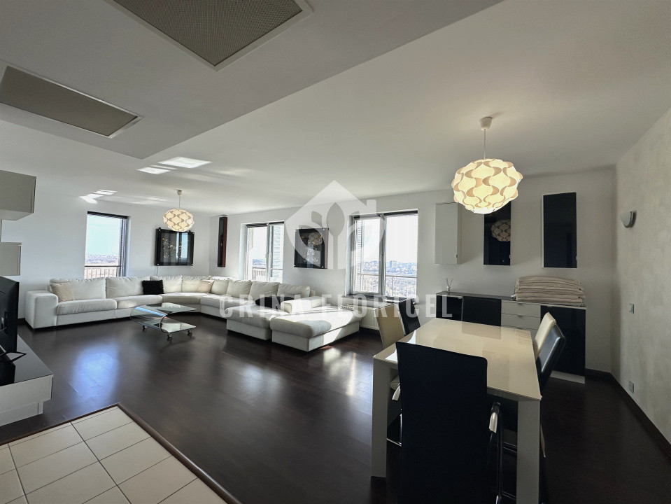 Inchiriere 3 camere - 131 mp - terasa 40 mp - vedere panoramica - ASMITA GARDENS