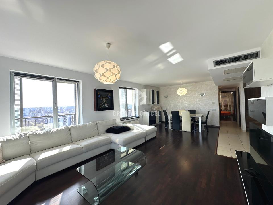 Inchiriere 3 camere - 131 mp - terasa 40 mp - vedere panoramica - ASMITA GARDENS