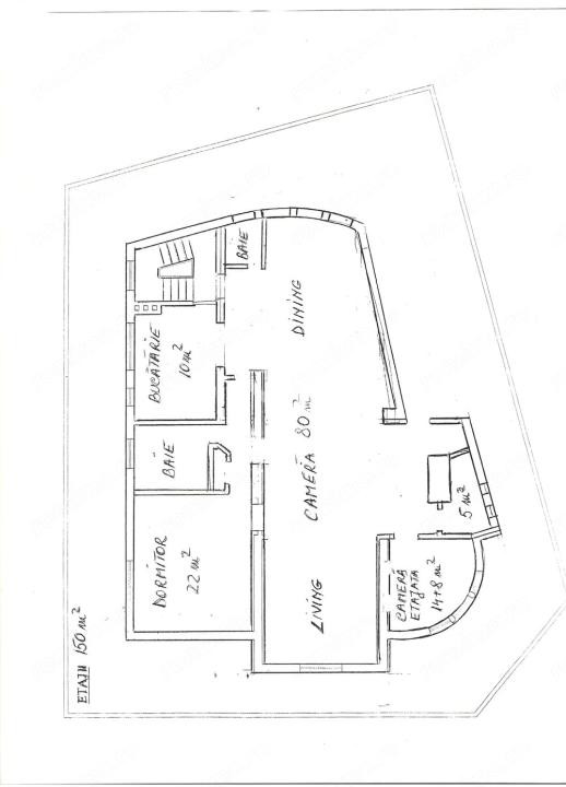 Inchiriere apartament (duplex) 3 camere in vila - 150 mp - Beller - Primaverii 