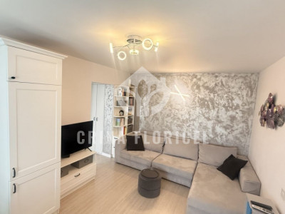 Apartament 3 camere - renovat si mobilat - bloc 1984 -  Dorobanți