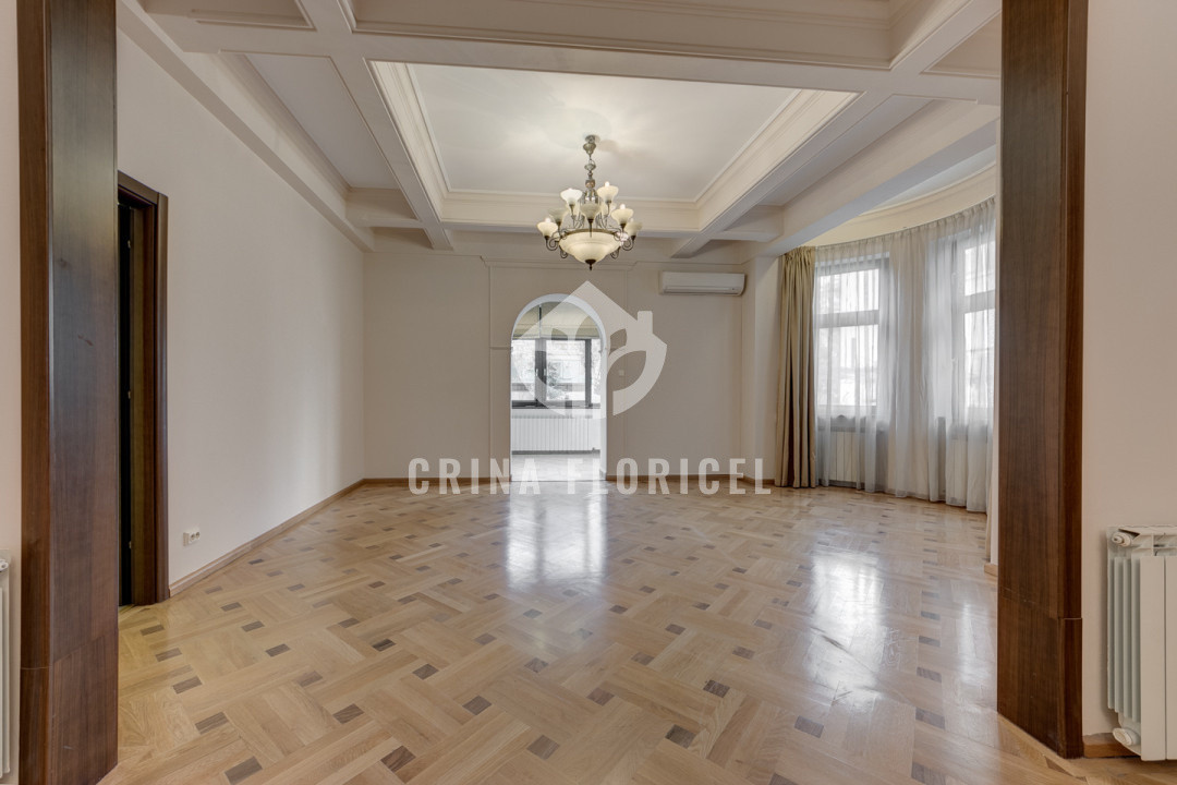 Inchiriere 7 camere la Parter in vila, curte privata 300 mp - Dorobanti Capitale