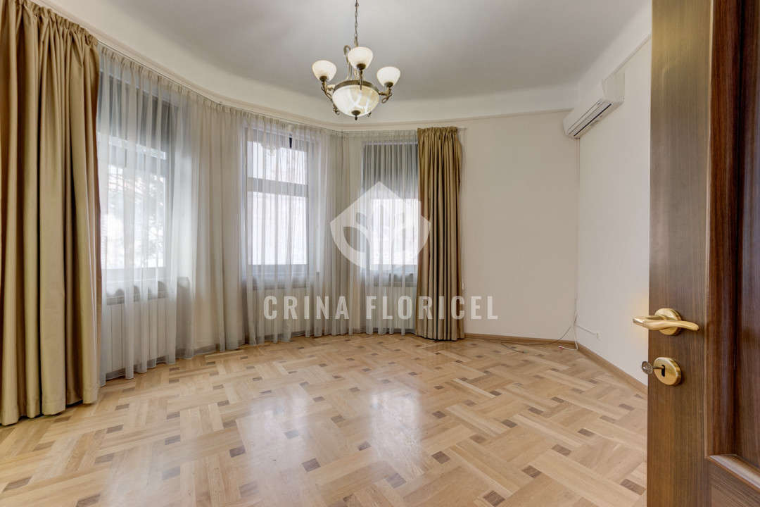 Inchiriere 7 camere la Parter in vila, curte privata 300 mp - Dorobanti Capitale