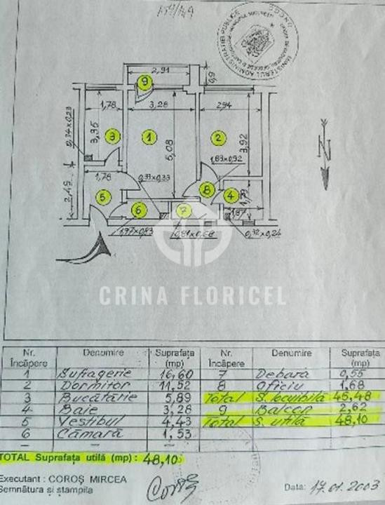 Apartament 2 Camere , Etaj 4,vedere la parc & Fântână Arteziană , zona Dorobanti