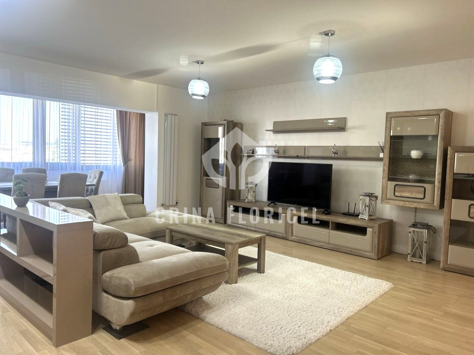 Inchiriere apartament 3 camere, etaj 6/8 , parcare subterana, zona Herastrau