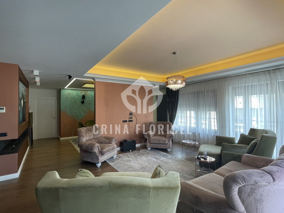 Inchiriere PENTHOUSE spectaculos Herastrau- 6 camere - 200 mp - terase 200 mp