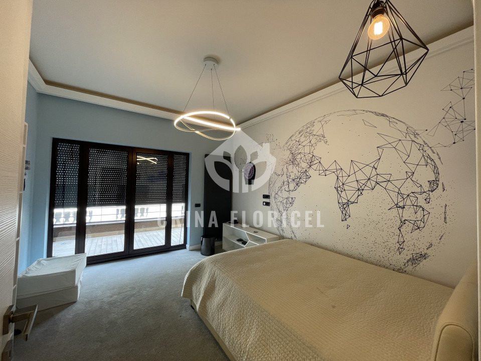Inchiriere PENTHOUSE spectaculos Herastrau- 6 camere - 200 mp - terase 200 mp