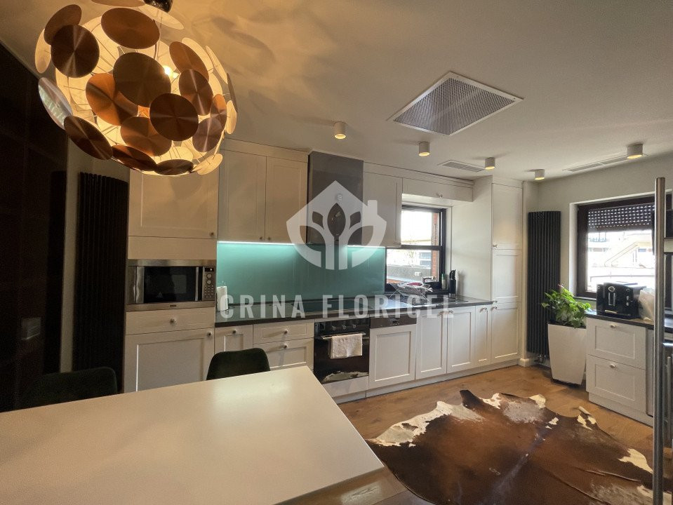 Inchiriere PENTHOUSE spectaculos Herastrau- 6 camere - 200 mp - terase 200 mp