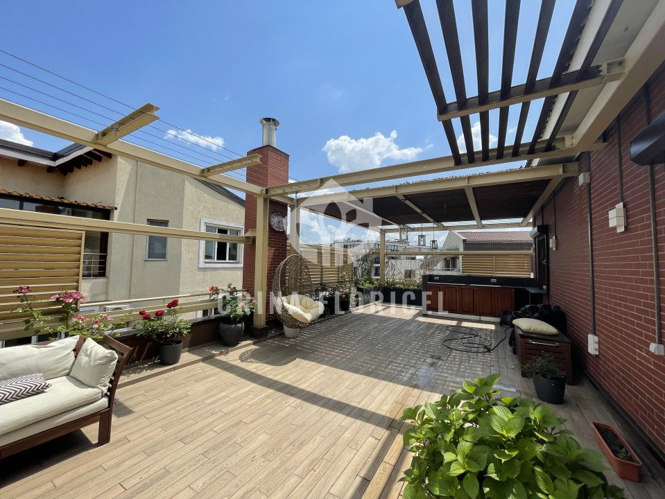 Inchiriere PENTHOUSE spectaculos Herastrau- 6 camere - 200 mp - terase 200 mp