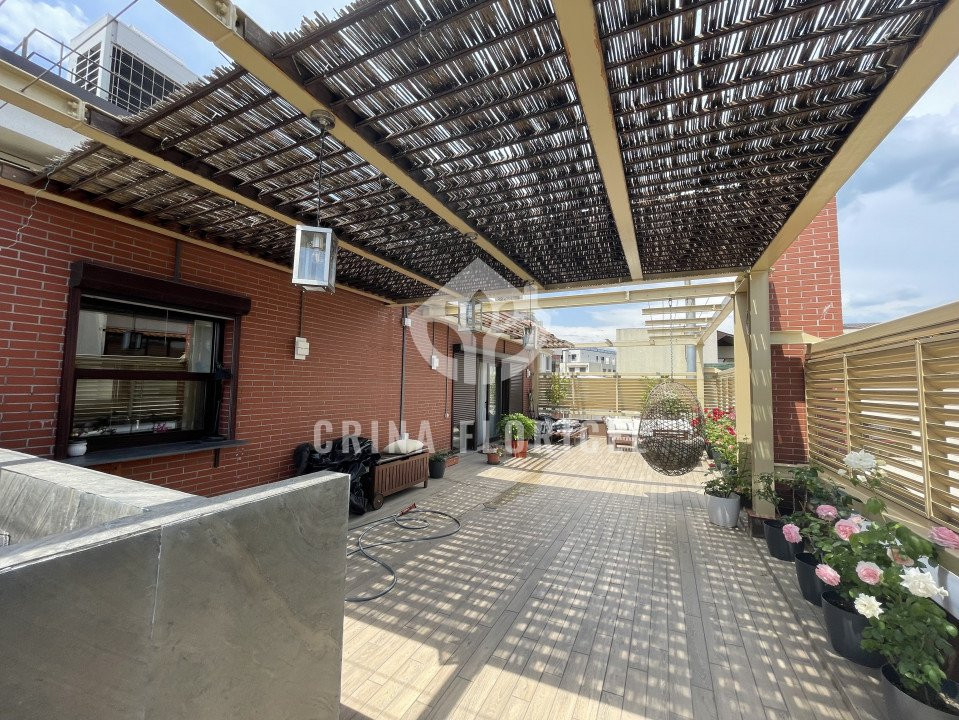 Inchiriere PENTHOUSE spectaculos Herastrau- 6 camere - 200 mp - terase 200 mp