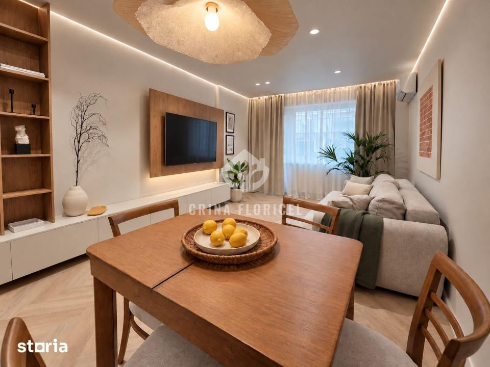 Vanzare apartament 3 camere | etaj 8/9 |  renovat | 76,09 mp - Clucerului