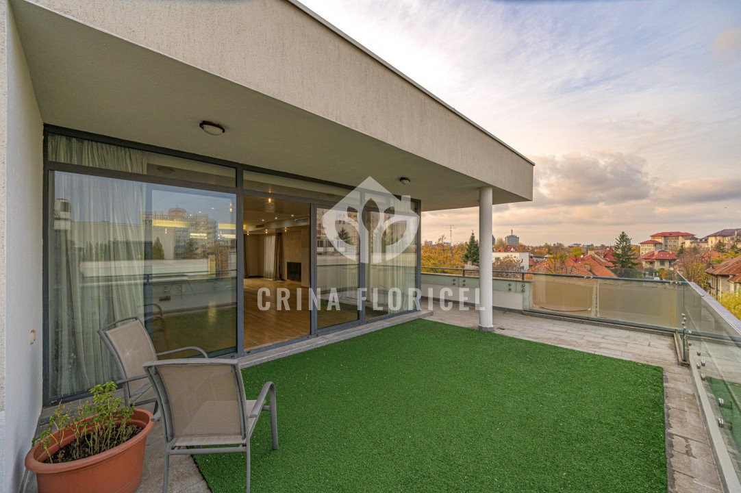 Penthouse 4 camere RENOVAT , terase 97 mp - Dorobanti Capitale