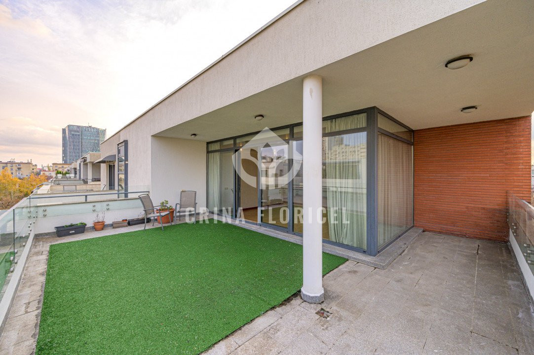 Penthouse 4 camere RENOVAT , terase 97 mp - Dorobanti Capitale