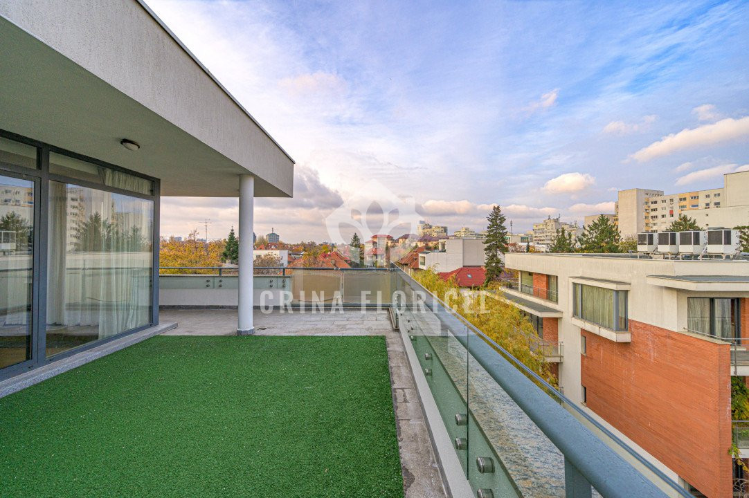 Penthouse 4 camere RENOVAT , terase 97 mp - Dorobanti Capitale