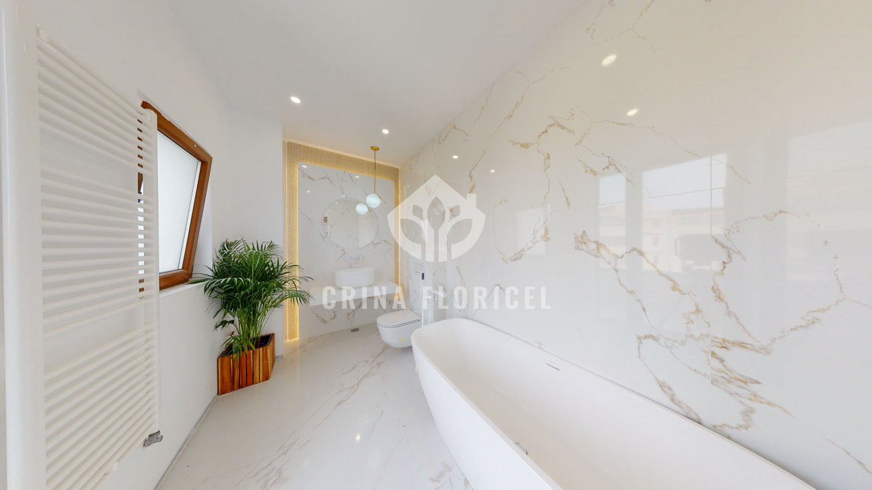 Apartament 4 camere tip penthouse, terasa 63 mp, -Baneasa