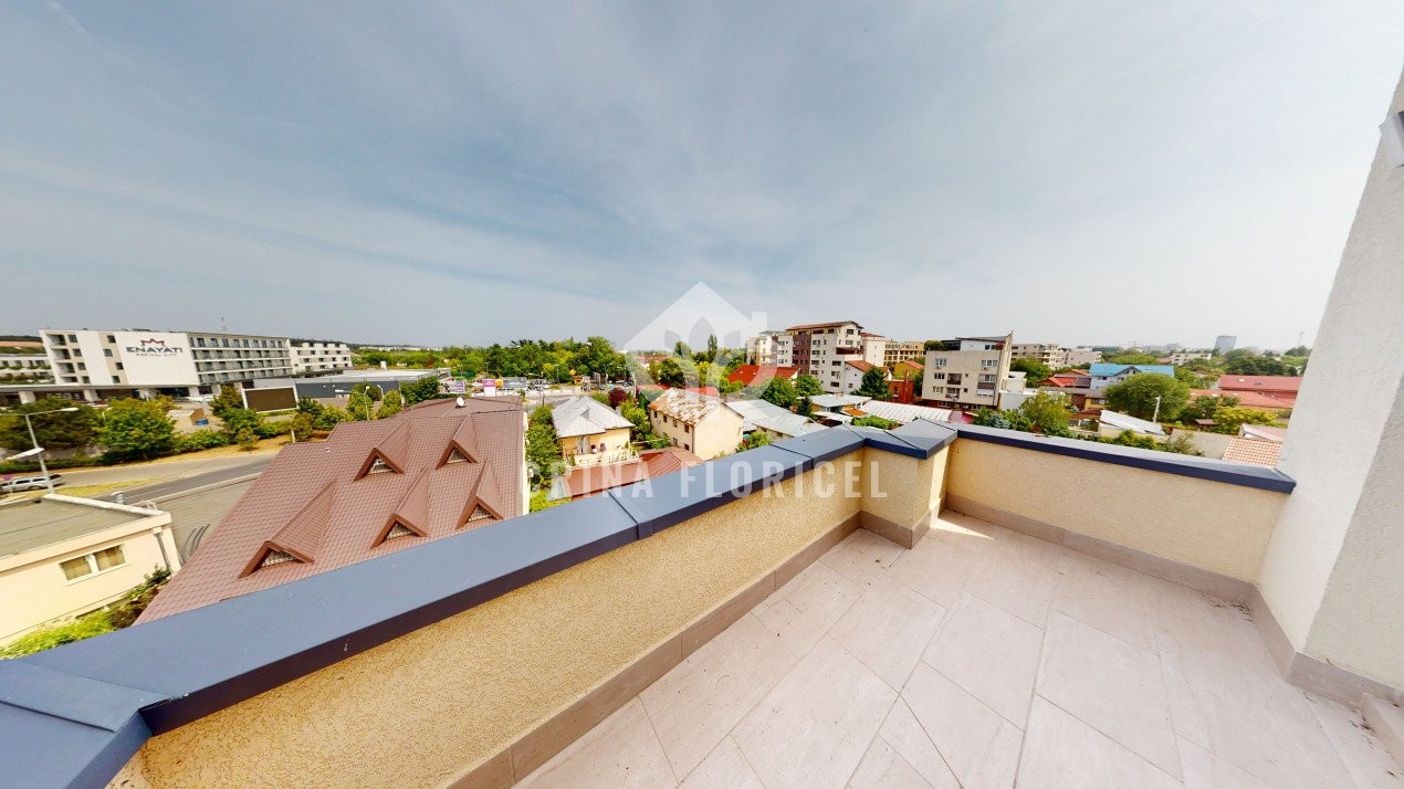 Apartament 4 camere tip penthouse, terasa 63 mp, -Baneasa