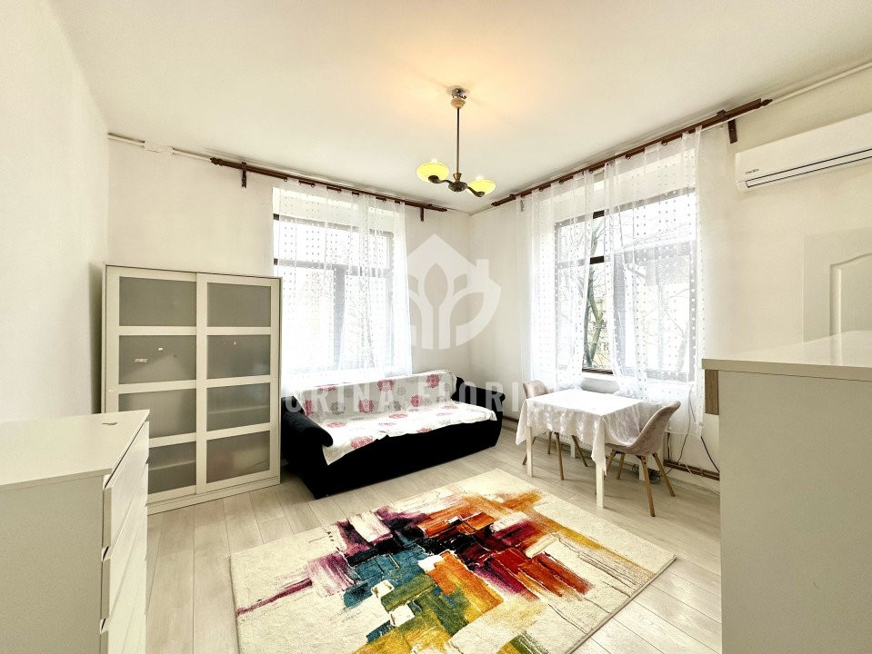 OPORTUNITATE-Vanzare garsoniera renovata pentru investitie- Dorobanti -Str Roma 