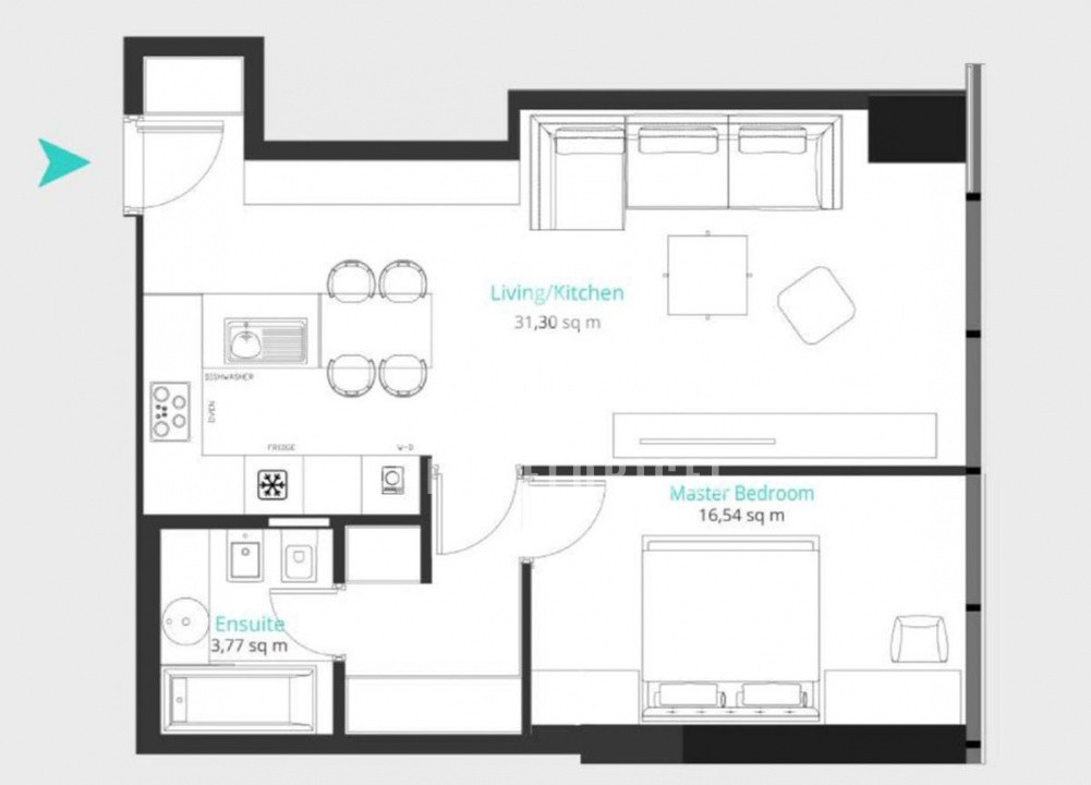 Vanzare apartament 2 camere in Up Site - Zona Floreasca